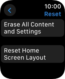 Press Erase All Content and Settings. Press Erase All Content and Settings.