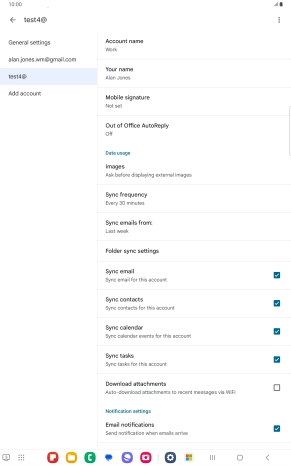 Press Account name and key in the required name.