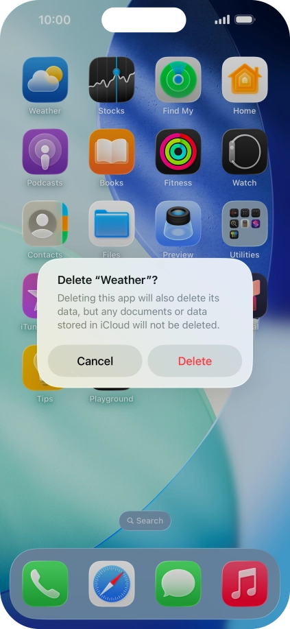 Press Delete.