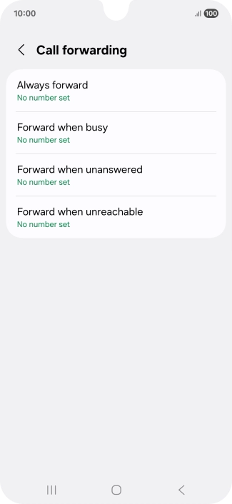 Press the Home key to return to the home screen.