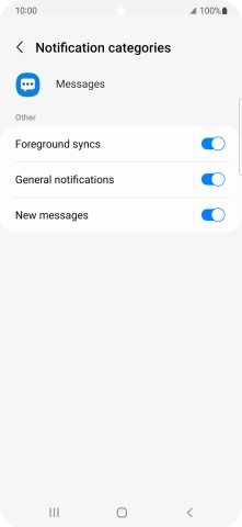 Press New messages.