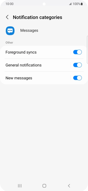 Press New messages.