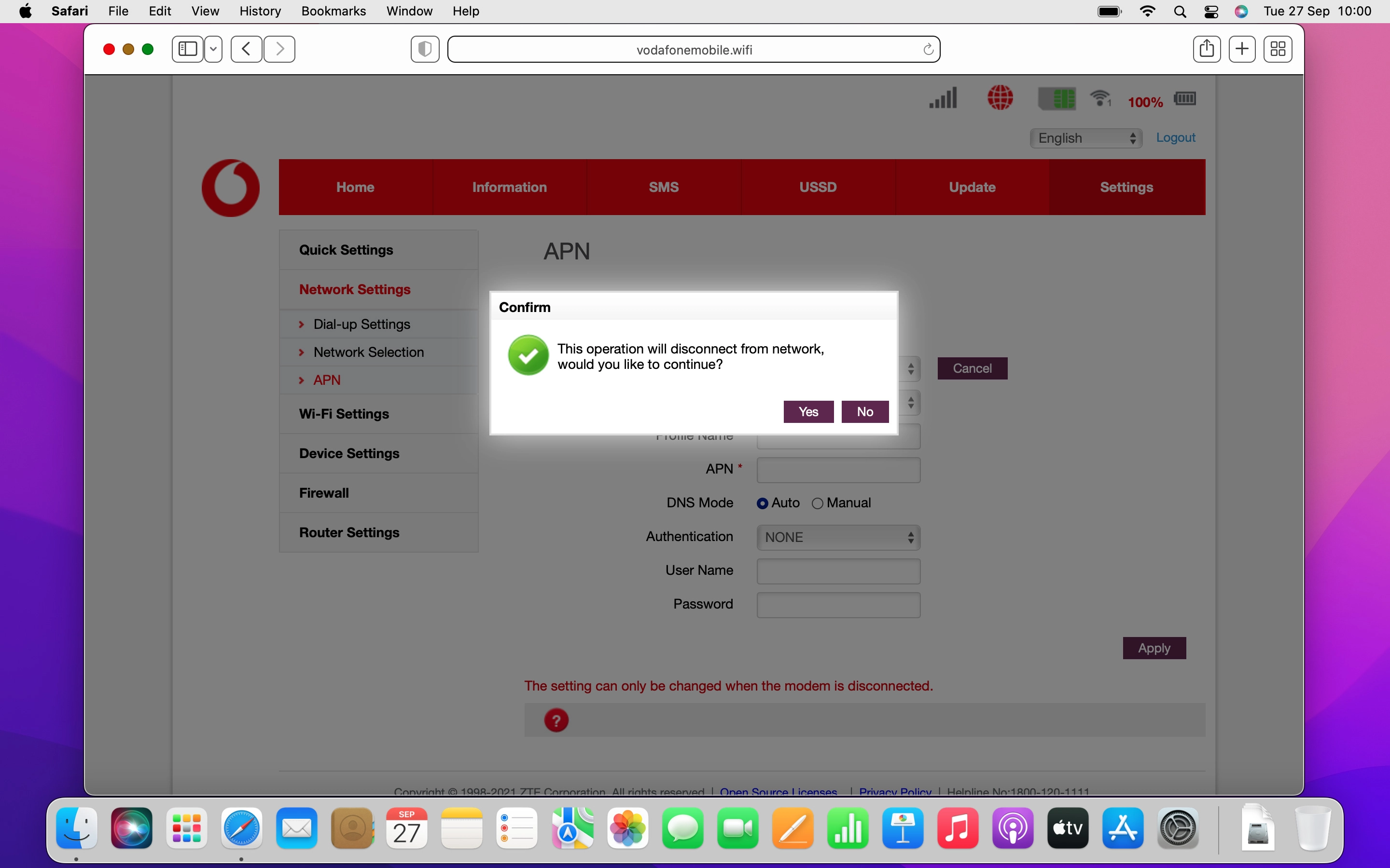 Click Yes.
