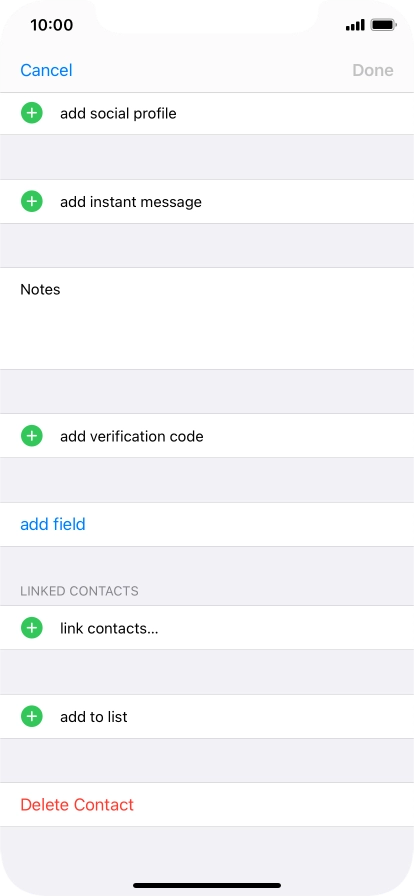 Press link contacts....