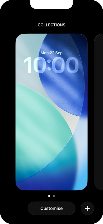 Press the add icon.