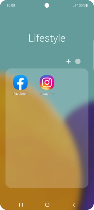 Press Facebook.
