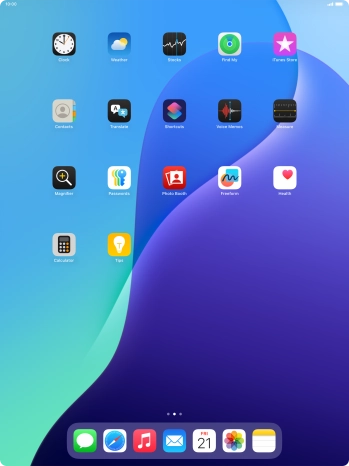 Press and hold the required app.