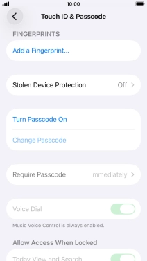 Press Add a Fingerprint....