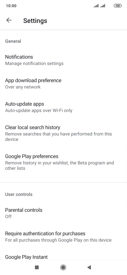 Press Auto-update apps. Press Auto-update apps.