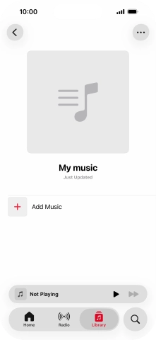 Press Add Music.