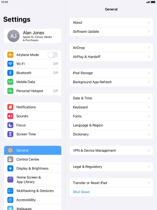 Press Home Screen & App Library.