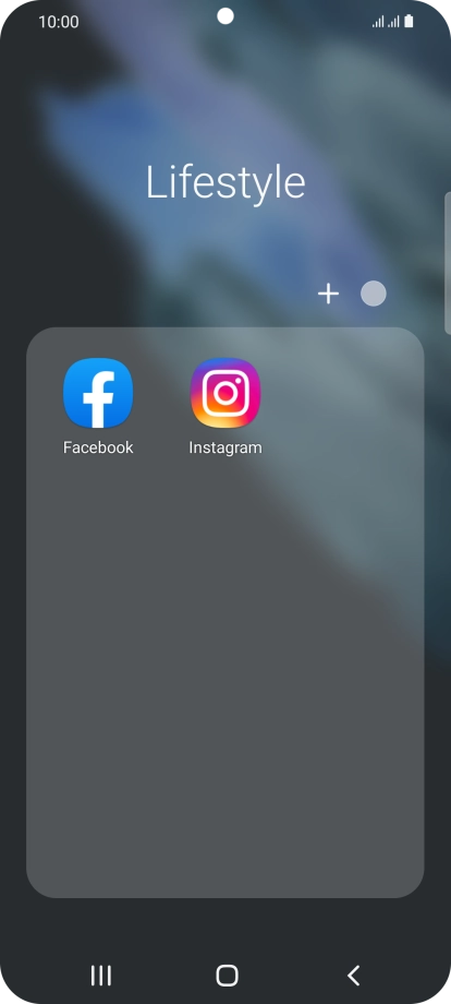 Press Facebook.