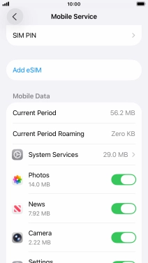 Press Add eSIM.