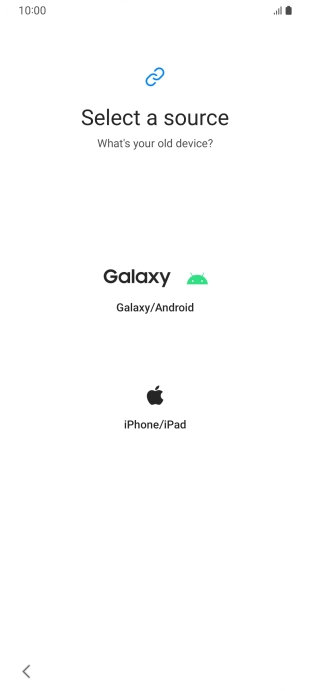 Press the required setting and follow the instructions on the screen to transfer the content from another phone. Press the required setting and follow the instructions on the screen to transfer the content from another phone.