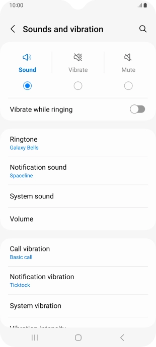 Press Ringtone.