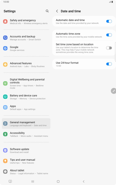 Press the Home key to return to the home screen. Press the Home key to return to the home screen.