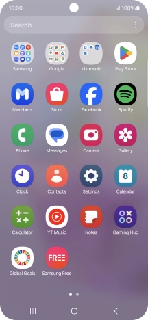 Press Gallery and go to the required folder. Press Gallery and go to the required folder.