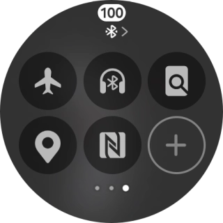 Press the find my phone icon to send a signal to your phone.