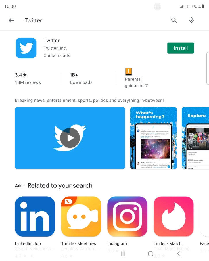 Press Twitter.