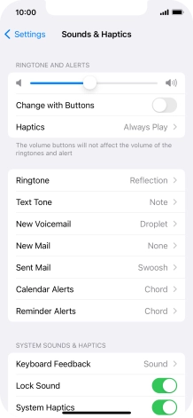 Press Ringtone.