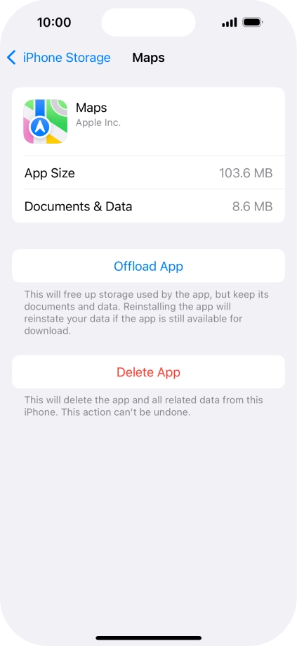 Press Offload App.