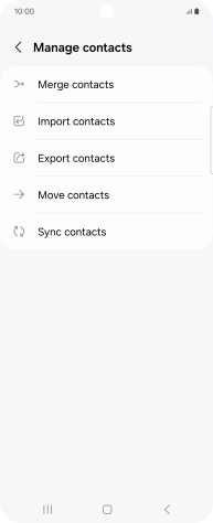 Press Merge contacts.
