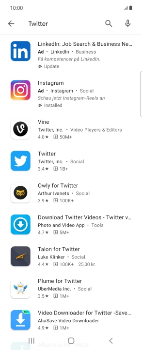 Press Twitter.