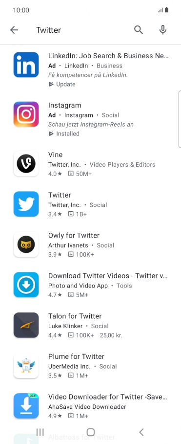 Press Twitter.