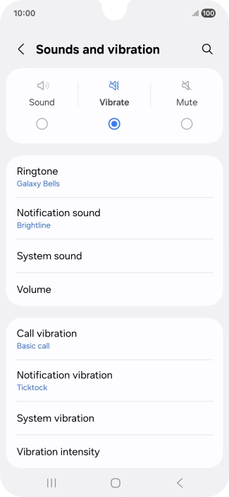 Press Notification sound.