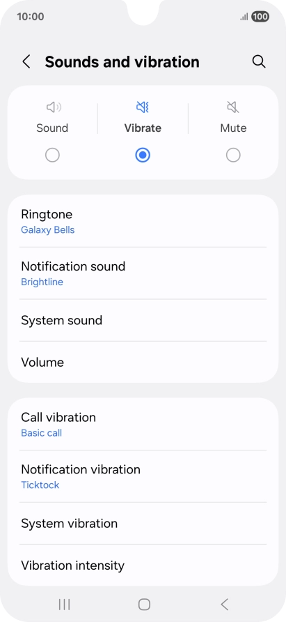 Press Notification sound.