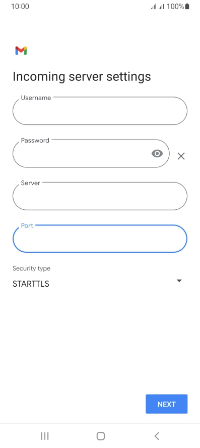 Press the drop down list below 