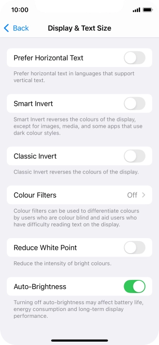 Press the indicator next to Press the indicator next to