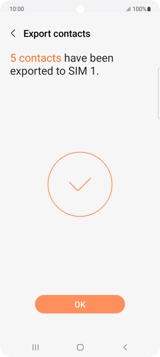 Press OK. Press OK.