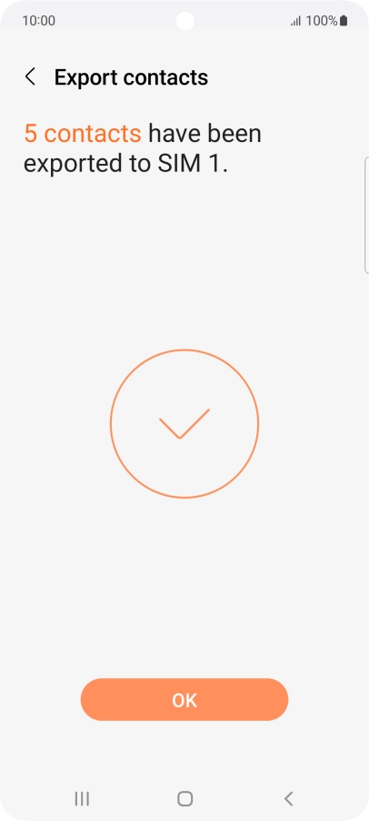 Press OK. Press OK.