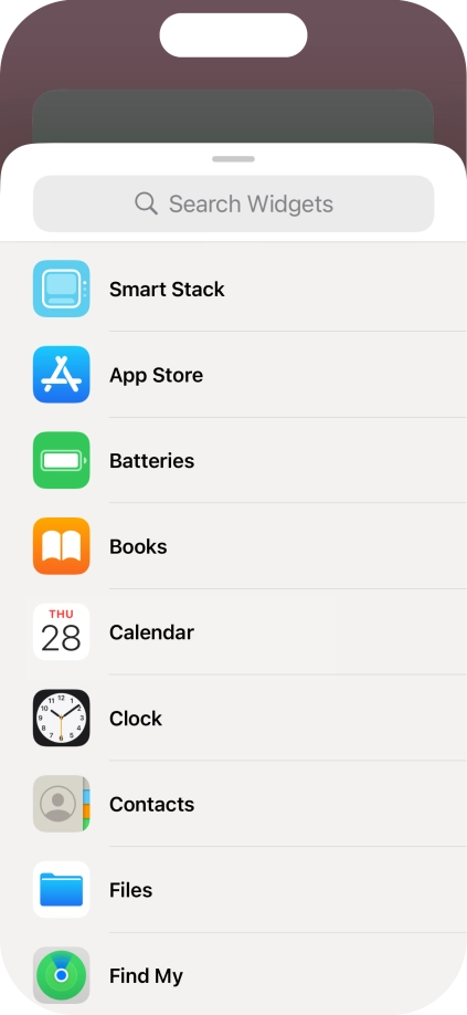 Press Smart Stack.