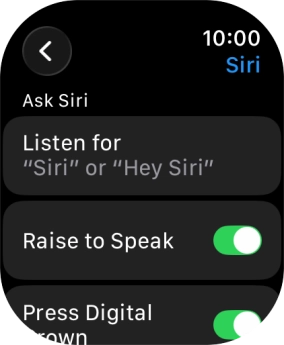 Press Listen for.