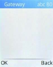 Key in 212.183.137.012 and press the Left selection key. Key in 212.183.137.012 and press the Left selection key.