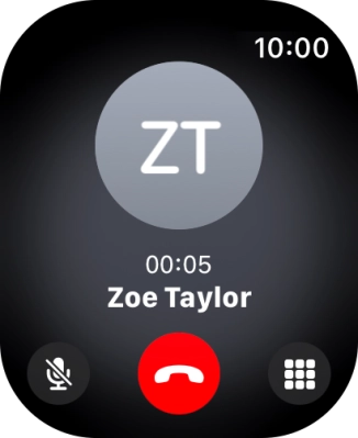 Press the end call icon. Press the end call icon.