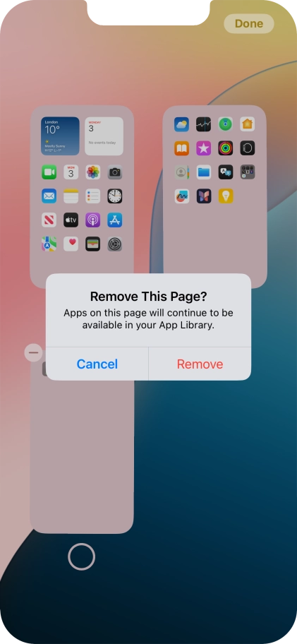 Press Remove.