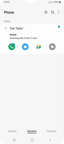 Press the info icon. Press the info icon.