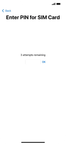 If your SIM is locked, key in your PIN and press OK. If your SIM is locked, key in your PIN and press OK.