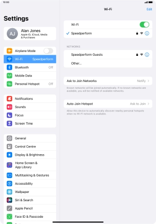 Slide your finger upwards starting from the bottom of the screen to return to the home screen.