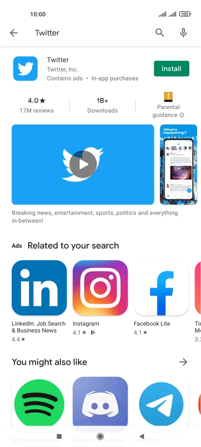 Press Twitter.