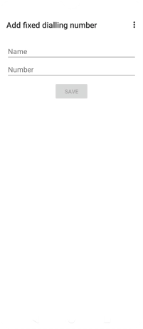 Press Name and key in the required name. Press Name and key in the required name.