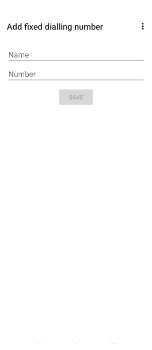 Press Name and key in the required name. Press Name and key in the required name.