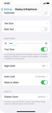 Press Auto-Lock.