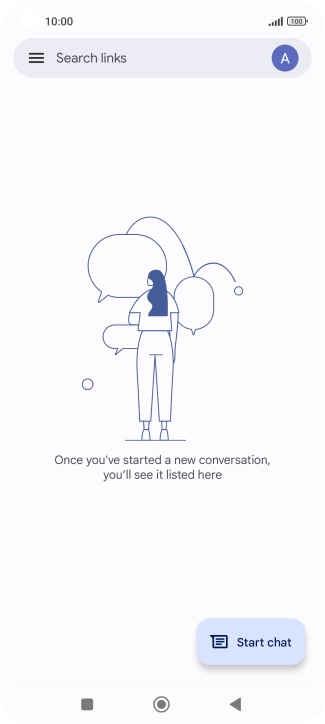 Press Start chat.