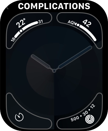 Press the Digital Crown twice to return to the home screen.