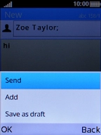 Select Send. Select Send.