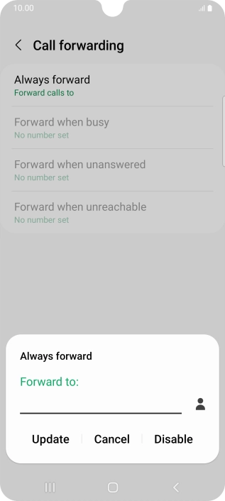 Press Disable.